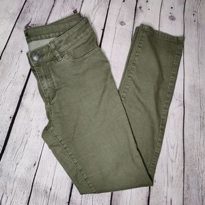 Prana 8/29 skinny jean green